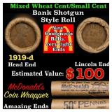 Lincoln Wheat Cent 1c Mixed Roll Orig Brandt McDon