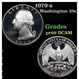 1979-s Proof Washington Quarter 25c Grades GEM++ P
