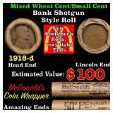 Lincoln Wheat Cent 1c Mixed Roll Orig Brandt McDon