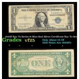 1935H Key To Series $1 Blue Seal Silver Certificat