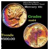 1931-p Mercury Dime Steve Martin Collection Rainbo