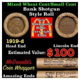 Lincoln Wheat Cent 1c Mixed Roll Orig Brandt McDon