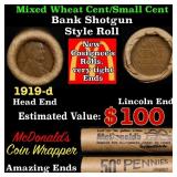 Lincoln Wheat Cent 1c Mixed Roll Orig Brandt McDon