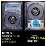 1978-s Proof Roosevelt Dime 10c pr69 dcam PCGS