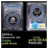 1976-s Proof Roosevelt Dime 10c pr69 dcam PCGS