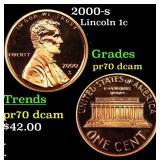 2000-s Proof Lincoln Cent 1c Grades GEM++ Proof De