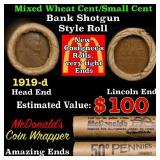 Lincoln Wheat Cent 1c Mixed Roll Orig Brandt McDon