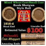 Lincoln Wheat Cent 1c Mixed Roll Orig Brandt McDon