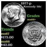 1977-p Kennedy Half Dollar 50c Grades GEM++ Unc