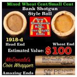 Lincoln Wheat Cent 1c Mixed Roll Orig Brandt McDon