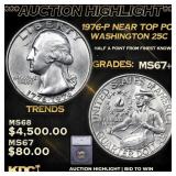 ***Auction Highlight*** 1976-p Washington Quarter