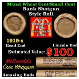 Lincoln Wheat Cent 1c Mixed Roll Orig Brandt McDon