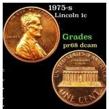 1975-s Proof Lincoln Cent 1c Grades GEM++ Proof De
