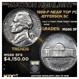 ***Auction Highlight*** 1958-p Jefferson Nickel Ne