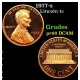 1977-s Proof Lincoln Cent 1c Grades GEM++ Proof De