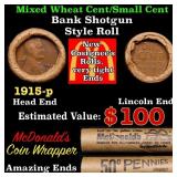 Lincoln Wheat Cent 1c Mixed Roll Orig Brandt McDon