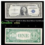 **Star Note** 1935E $1 Blue Seal Silver Certificat