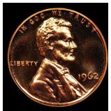 ***Auction Highlight*** 1962 Proof Lincoln Cent TO