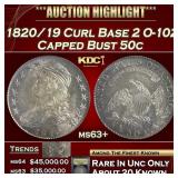 ***Major Highlight*** 1820/19 Capped Bust Half Dol