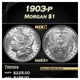1903-p Morgan Dollar 1 Grades Select+ Unc
