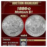 ***Major Highlight*** 1886-o Morgan Dollar $1 Choi