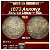 ***Major Highlight*** 1873 Arrows Seated Half Doll