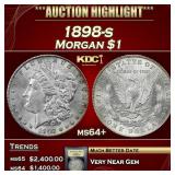 ***Major Highlight*** 1898-s Morgan Dollar $1 Choi