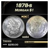 1878-s Morgan Dollar 1 Grades Choice Unc