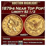 ***Major Highlight*** 1879-s Gold Liberty Quarter