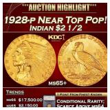 ***Major Highlight*** 1928-p Gold Indian Quarter E