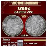 ***Major Highlight*** 1895-s Barber Quarter 25c ms