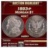 ***Major Highlight*** 1893-p Morgan Dollar $1 Choi