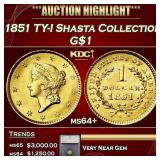 ***Major Highlight*** 1851 Gold Dollar TY-I Shasta