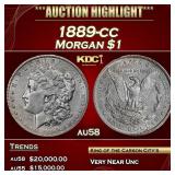 ***Major Highlight*** 1889-cc Morgan Dollar $1 Cho