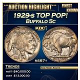 ***Major Highlight*** 1929-s Buffalo Nickel TOP PO