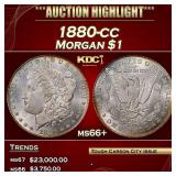 ***Major Highlight*** 1880-cc Morgan Dollar $1 ms6