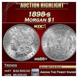 ***Major Highlight*** 1898-s Morgan Dollar $1 ms66