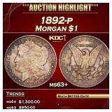 ***Major Highlight*** 1892-p Morgan Dollar $1 Sele