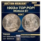 ***Major Highlight*** 1903-o Morgan Dollar TOP POP