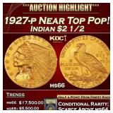 ***Major Highlight*** 1927-p Gold Indian Quarter E