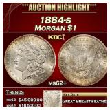 ***Major Highlight*** 1884-s Morgan Dollar $1 Sele