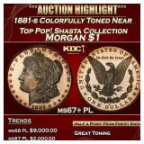 ***Major Highlight*** 1881-s Morgan Dollar Colorfu