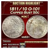 ***Major Highlight*** 1811/10 Capped Bust Half Dol
