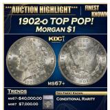 ***Major Highlight*** 1902-o Morgan Dollar TOP POP