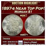 ***Major Highlight*** 1897-s Morgan Dollar Near To
