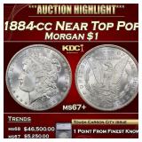 ***Major Highlight*** 1884-cc Morgan Dollar Near T