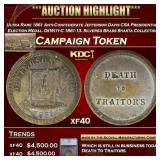 ***Major Highlight*** Ultra Rare 1861 Anti-Confede