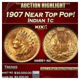 ***Major Highlight*** 1907 Indian Cent Near Top Po