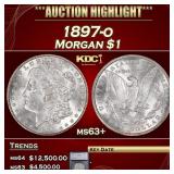 ***Major Highlight*** 1897-o Morgan Dollar $1 ms63