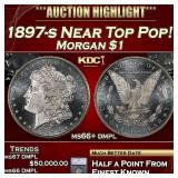 ***Major Highlight*** 1897-s Morgan Dollar Near To